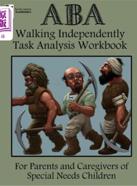 海外直订ABA Walking Independently Task Analysis Workbook ABA独立行走任务分析工作手册