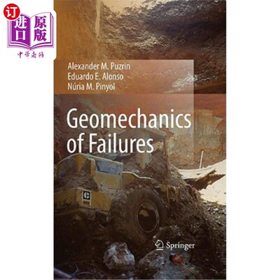 海外直订Geomechanics of Failures 地质力学的失败
