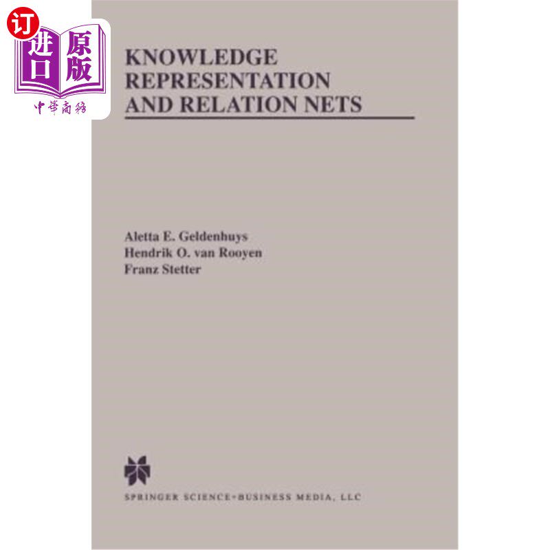 海外直订Knowledge Representation and Relation Nets 知识表示与关系