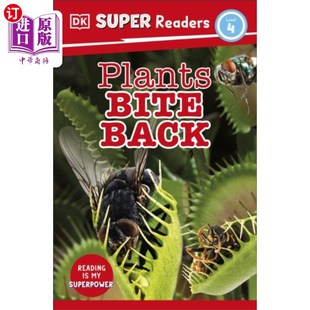 Level Plants 海外直订DK Back Readers Bite DK超级读者4级植物反咬 Super