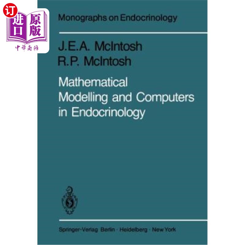 海外直订医药图书Mathematical Modelling and Computers in Endocrinology 内分泌学中的数学建模与计算机