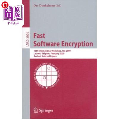 海外直订Fast Software Encryption 快速软件加密