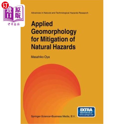 海外直订Applied Geomorphology for Mitigation of Natural Hazards 减轻自然灾害的应用地貌学