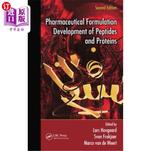 海外直订医药图书Pharmaceutical Formulation Development of Peptides and Proteins 多肽和蛋白质药物制剂的开发