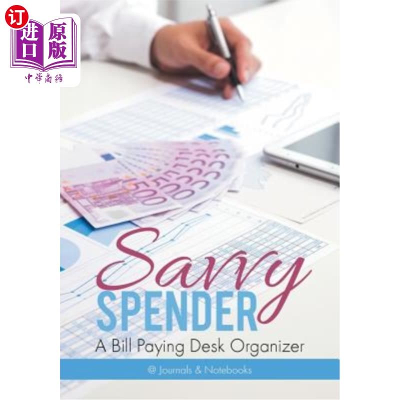 海外直订savvy spender - a bill paying desk organizer 精明的挥霍