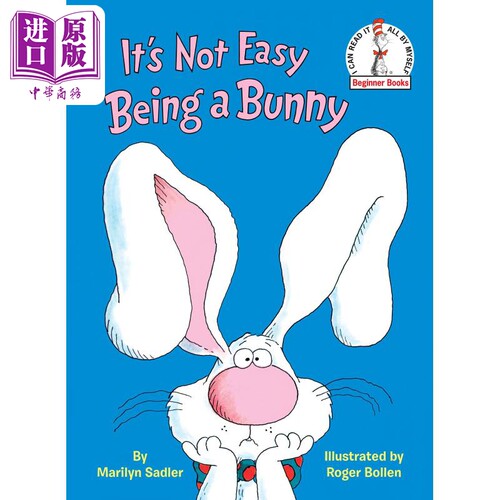 It'S Not Easy Being A Bunny 长耳兔 成为兔子不容易 英文原版 进口原版 3岁到7岁 精装 儿童图画书 Marilyn Sadler【中商原