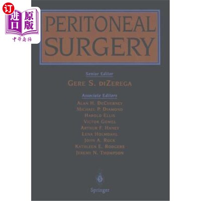 海外直订医药图书Peritoneal Surgery 腹腔手术