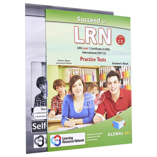 LRN iESOL考试冲刺宝典 C1等级 Succeed in LRN CEFR C1 Practice Tests Self-study 模拟测试 备考自学套装 含答案【中商原