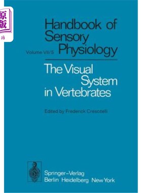 海外直订医药图书The Visual System in Vertebrates 脊椎动物的视觉系统
