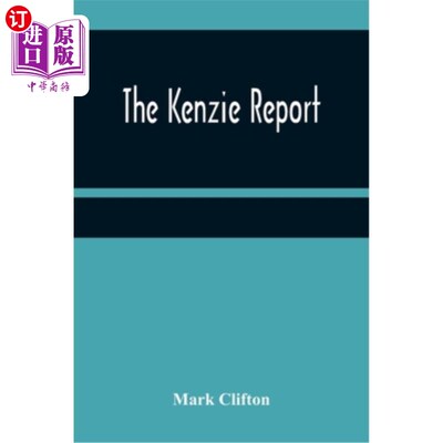 海外直订The Kenzie Report Kenzie报告