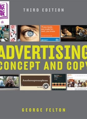 现货 广告创意与文案 豆瓣高分 英文原版 Advertising Concept and Copy George Felton【中商原版】
