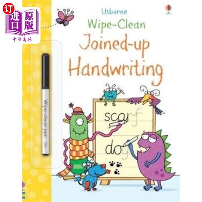 海外直订Wipe-Clean Joined-up Handwriting 擦拭干净的连写手写