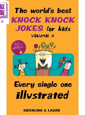 很好笑的笑话4 The World's Best Knock Knock Jokes for Kids 4 Every One Illustrated 幽默搞笑 益智插画童书【中商原版】