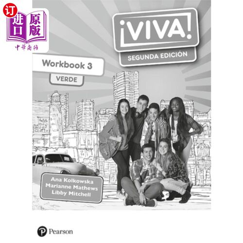 海外直订Viva! 3 Verde Segunda Edicion Workbook (Pack of ... 还活着!3绿色第二版工作簿(一套8本)