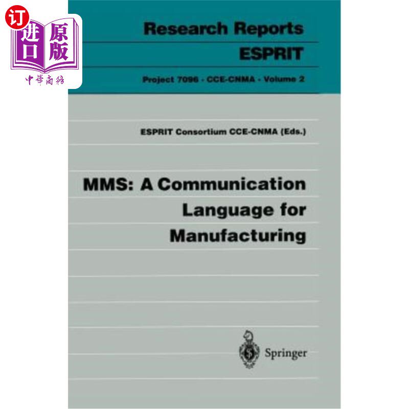海外直订Mms: A Communication Language for Manufacturing mm:制造业的沟通语言
