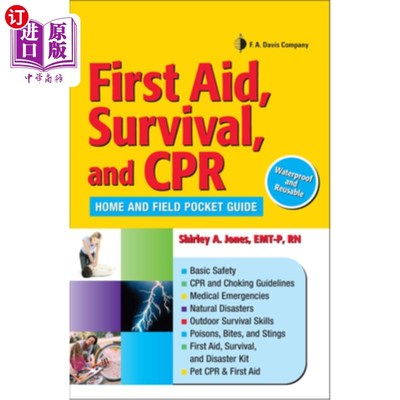 海外直订医药图书First Aid, Survival, and CPR: Home and Field Pocket Guide 急救，生存和CPR:家庭和现场口袋指南