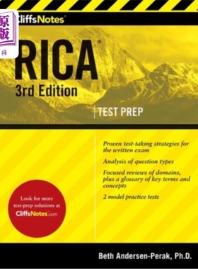 海外直订CliffsNotes RICA 3rd Edition 克利夫斯诺特斯里卡第三版