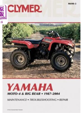 海外直订Yamaha Moto-4 & Big Bear 1987-2004 雅马哈摩托-4和大熊1987-2004