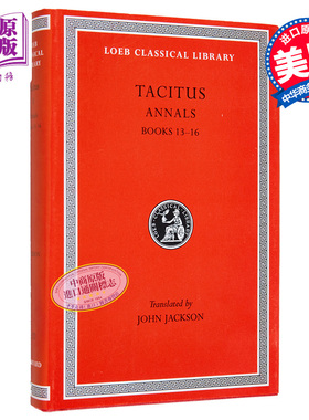 洛布古典丛书 塔西陀 编年史 原文拉英对照版 英文原版 Annals Loeb Classical Library Tacitus【中商原版】