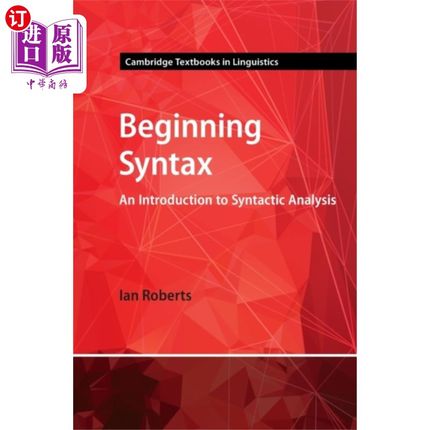 海外直订Beginning Syntax 语法开始
