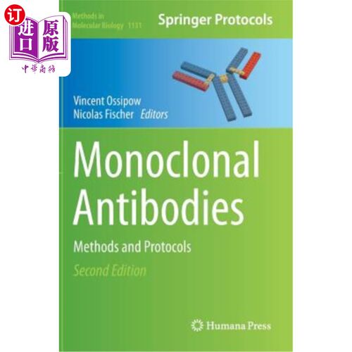 海外直订医药图书Monoclonal Antibodies: Methods and Protocols 单克隆抗体：方法和方案