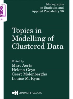 海外直订Topics in Modelling of Clustered Data 聚类数据建模的主题