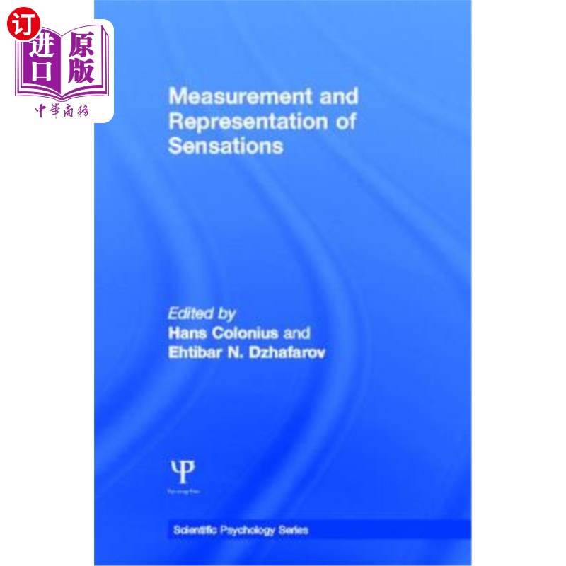 海外直订Measurement and Representation of Sensations 感觉的测量与表征