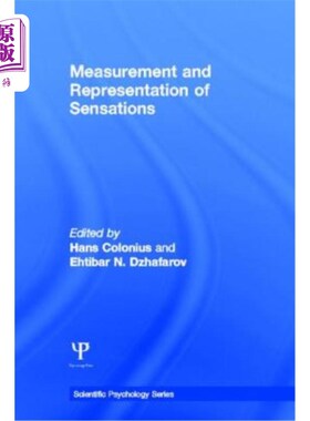 海外直订Measurement and Representation of Sensations 感觉的测量与表征