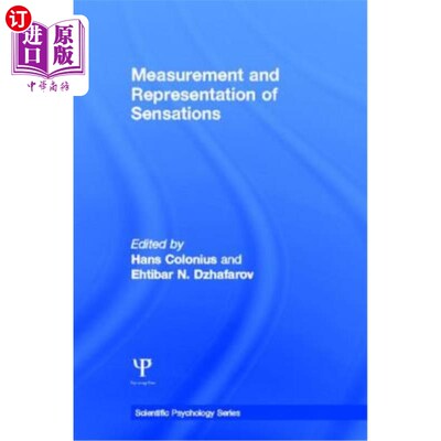 海外直订Measurement and Representation of Sensations 感觉的测量与表征