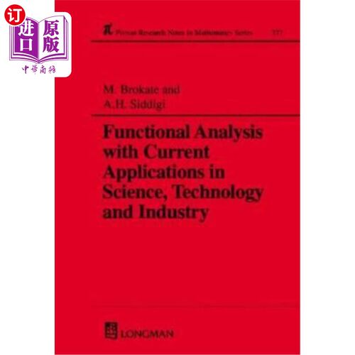 海外直订Functional Analysis with Current Applications in Science, Technology and Industr 功能分析与当前在科学、技术