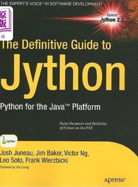 海外直订The Definitive Guide to Jython: Python for the Java Platform Jython的权威指南：面向Java平台的Python