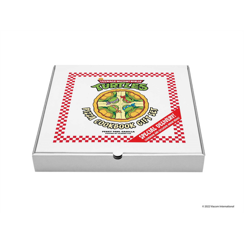 忍者神龟披萨食谱礼品套装含围裙