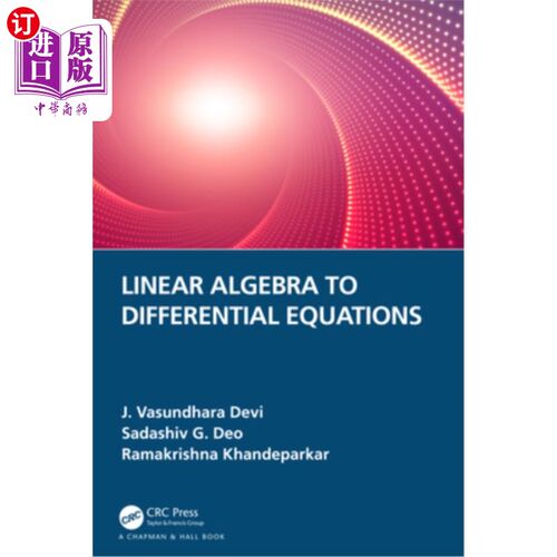 海外直订Linear Algebra to Differential Equations 从线性代数到微分方程