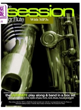 海外直订The Session For Flute with MP3s: The Ultimate Play-Along & Band Parts in a Box s 会议长笛与mp3:在一套盒子里
