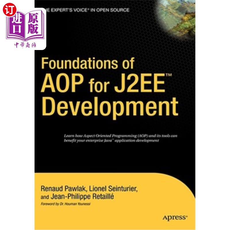 海外直订Foundations of Aop for J2ee Development J2ee开发Aop的基础