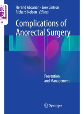 海外直订医药图书Complications of Anorectal Surgery 肛肠手术并发症
