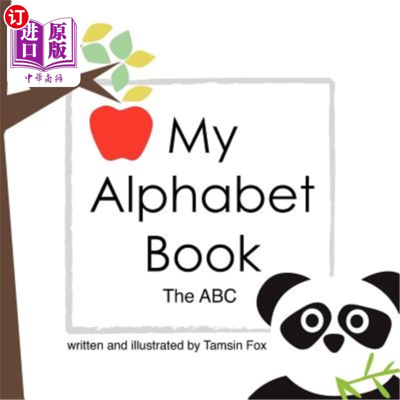 海外直订My Alphabet Book The ABC 我的字母表是ABC