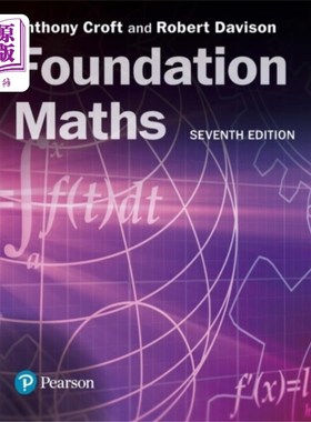 海外直订Foundation Maths + MyLab Math with Pearson eText... 基础数学+ MyLab数学与Pearson eText(包)