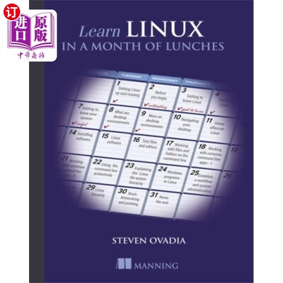 海外直订Learn Linux in a Month of Lunches 用一个月的时间学习Linux