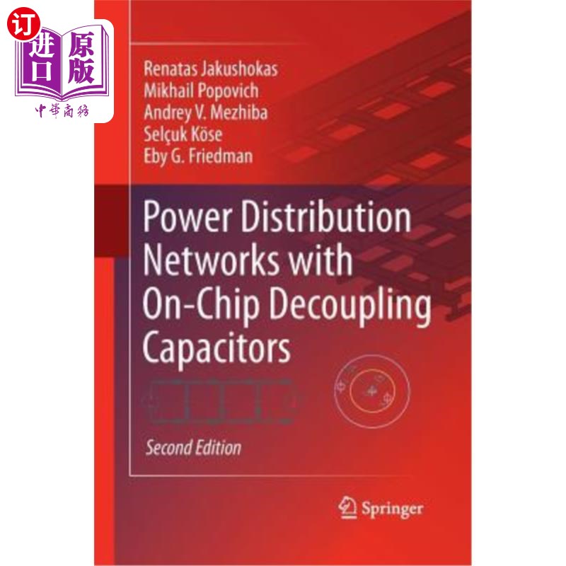 海外直订Power Distribution Networks with On-Chip Decoupling Capacitors 片上去耦电容器的配电