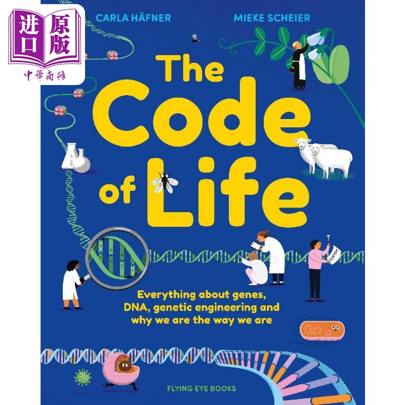生命密码 The Code of Life 英文原版 儿童科普读物 百科知识绘本 有关基因 DNA 的自然科学读本 精装 进口童书【中商原版】