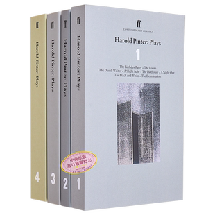 现货 哈罗德 品特戏剧合集1-4 诺贝尔文学家得主作品 英文原版 Harold Pinter Plays 1-4 Contemporary Classics 【中商原版】