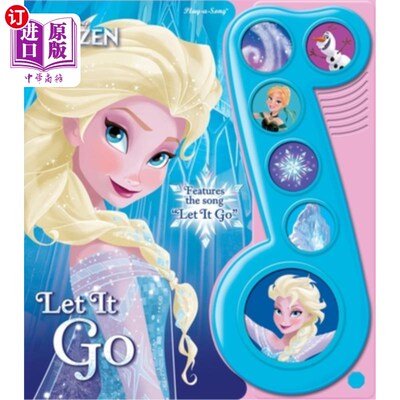 海外直订Disney Frozen: Let It Go 迪士尼《冰雪奇缘:随它吧