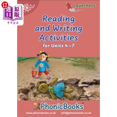 海外直订Phonic Books Dandelion Launchers Reading and Wri... 语音书蒲公英发射器阅读和写作活动单元4-7(字母发音)