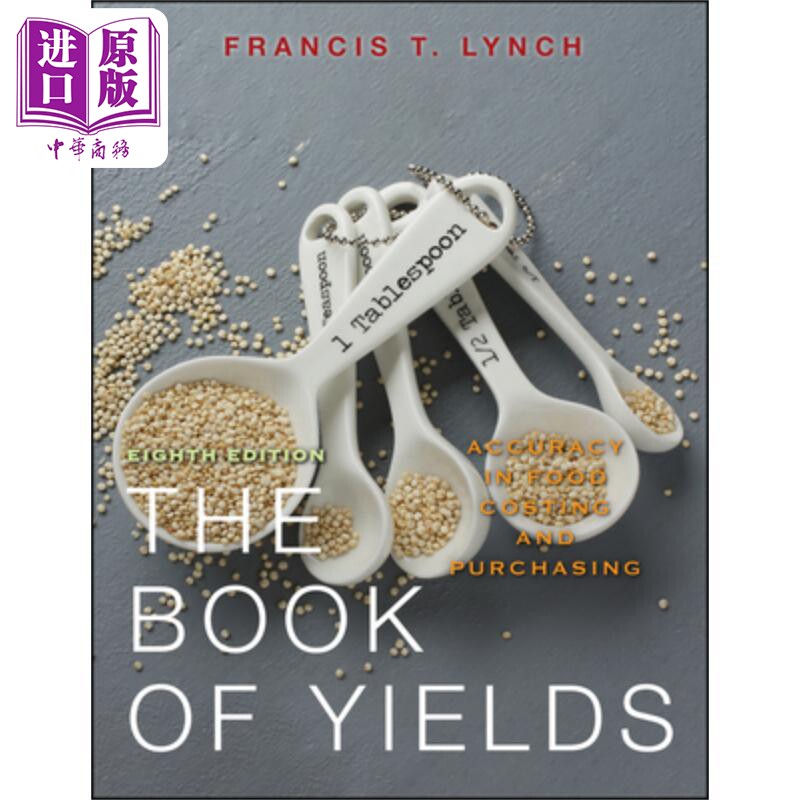 预售 投资效益图书：食品成本与采购精算 The Book Of Yields: Accuracy In Food Costing And Purchasing  英文原版 中商原版