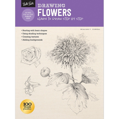 预售 Drawing:Flowers with William F.Powell 进口艺术 花卉的绘画方法【中商原版】