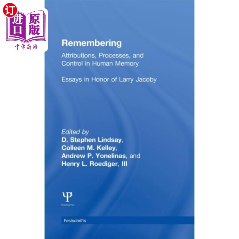 海外直订Remembering 记住