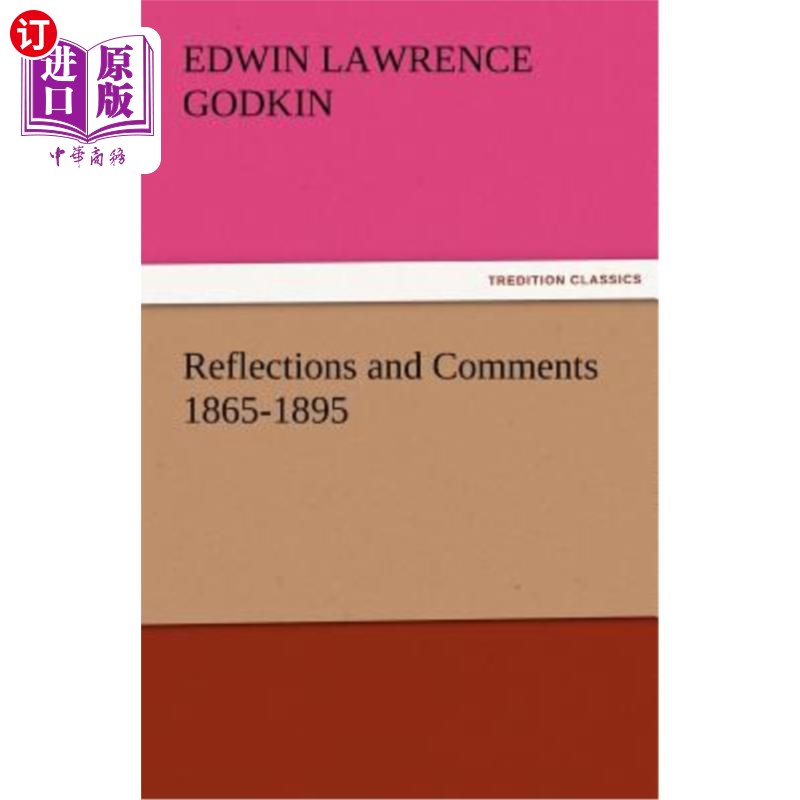 海外直订Reflections and Comments 1865-1895 反思与评论1865-1895