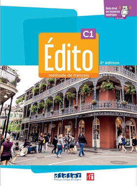 【法文版】青少儿法语教材 2022-2024版 Edito C1 学生用书+练习册+didierfle C1 EDITO C1 LIVRE + CAHIER 原版【中商原版】