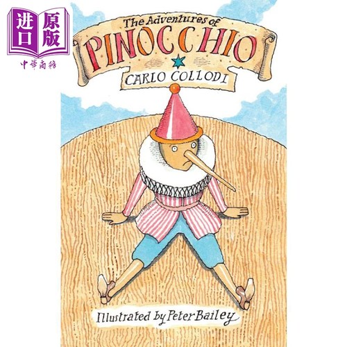 Pinocchio 儿童文学经典作品 木偶奇遇记 儿童故事图画书 插画章节书 英文原版进口图书 匹诺曹历险记 Bloomsbury【中商原版?